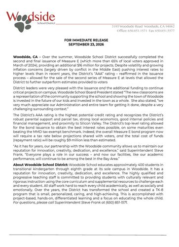 Press Release 2nd Issuance Bond